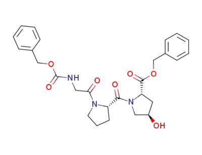 <i>trans</i>-1-[1-(<i>N</i>-benzyloxycarbonyl-glycyl)-L-prolyl]-4-hydroxy-L-proline-benzyl ester